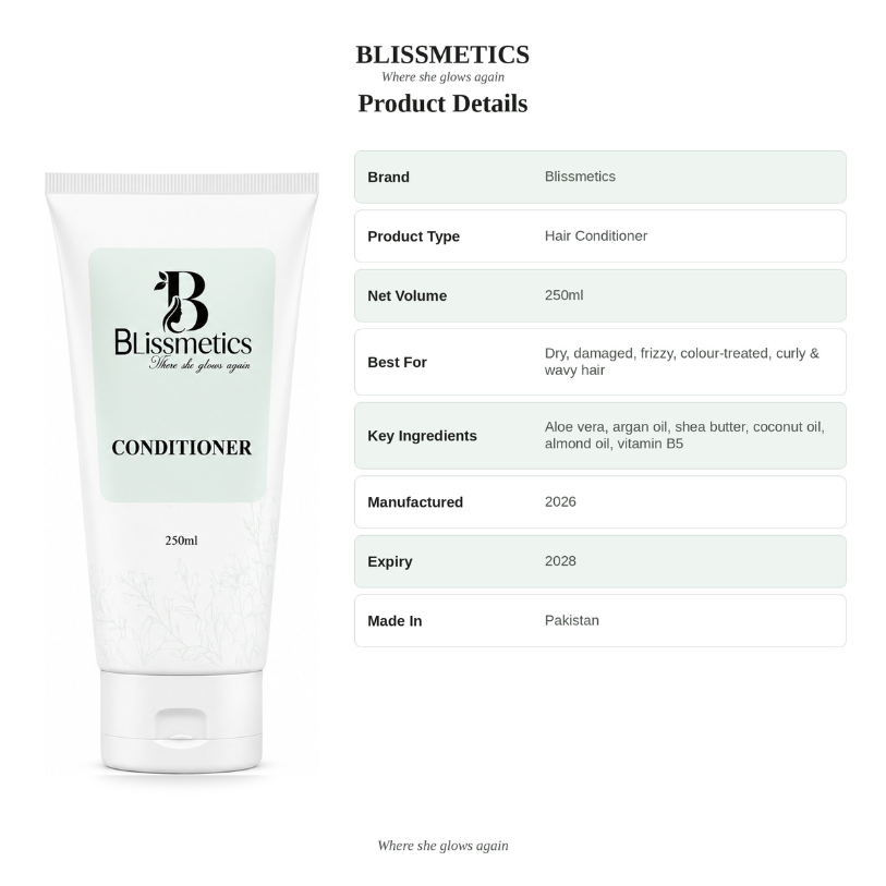 Blissmetics Hair Conditioner 250ml