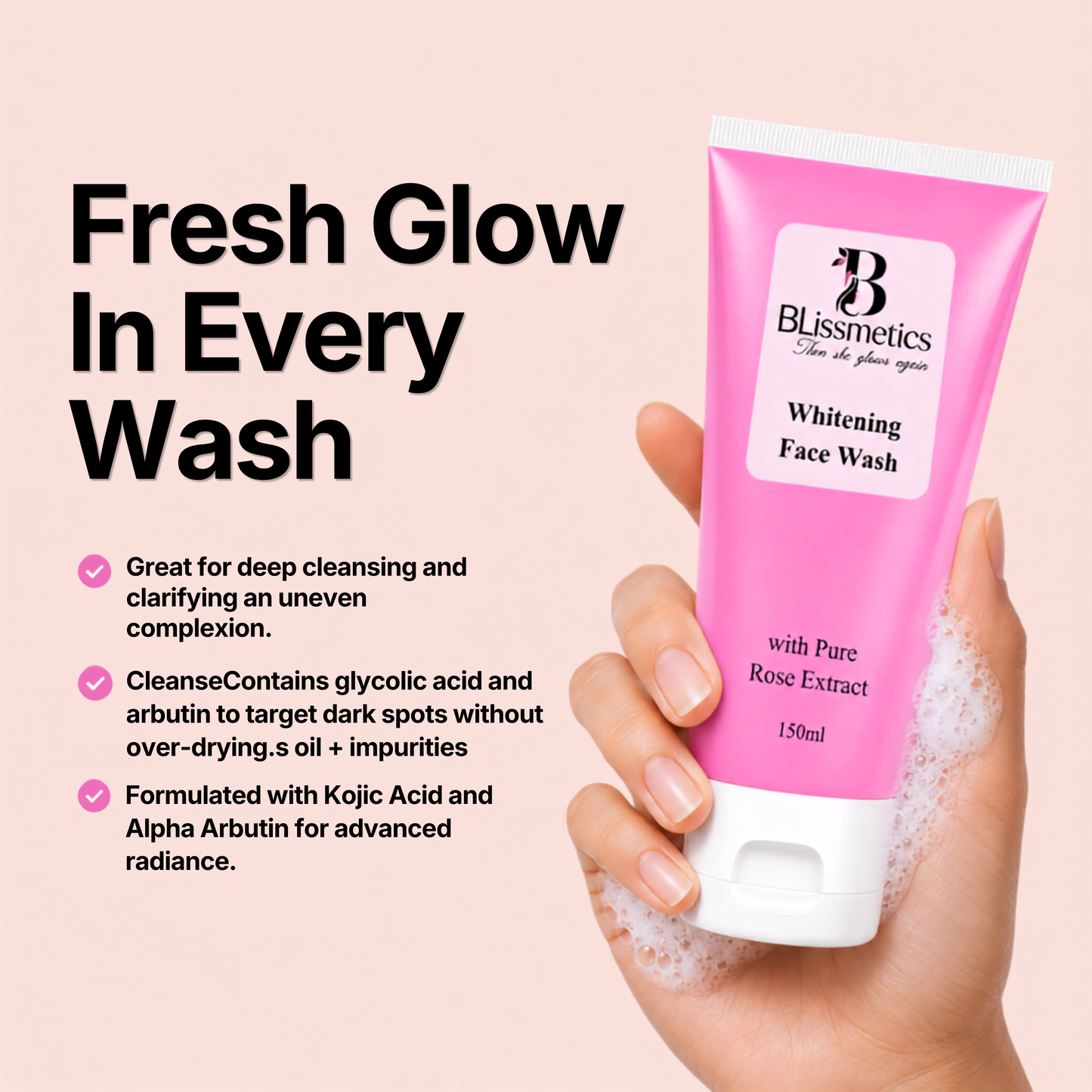 Whitening Face Wash  150g