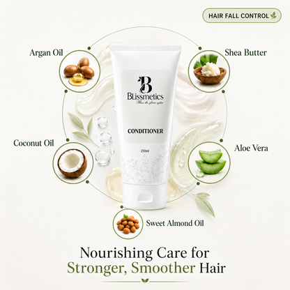 Blissmetics Smoothing Conditioner key benefits for dry and frizzy hair