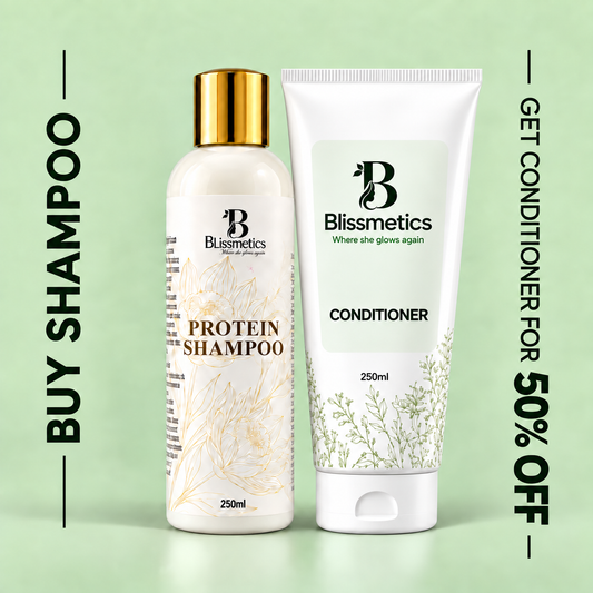 Protein Shampoo+Conditioner | Bundle Offer 50%OFF