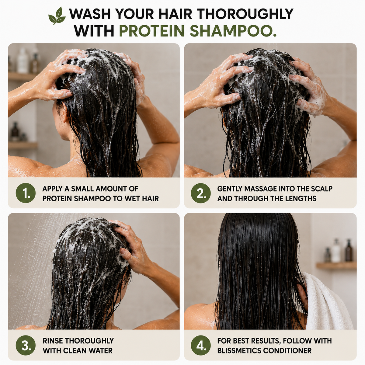 Protein Shampoo for Stronger, Smoother Hair | 250ml