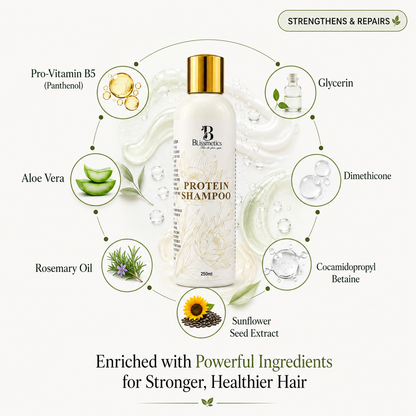 Protein Shampoo for Stronger, Smoother Hair | 250ml